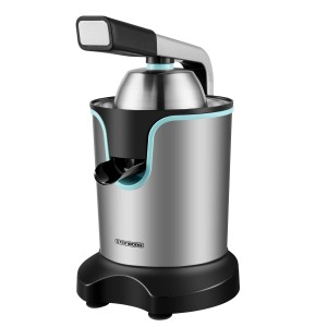 Steinborg Zitruspresse SB-7051 mit Edelstahlgehäuse und 800 Watt Leistung.
