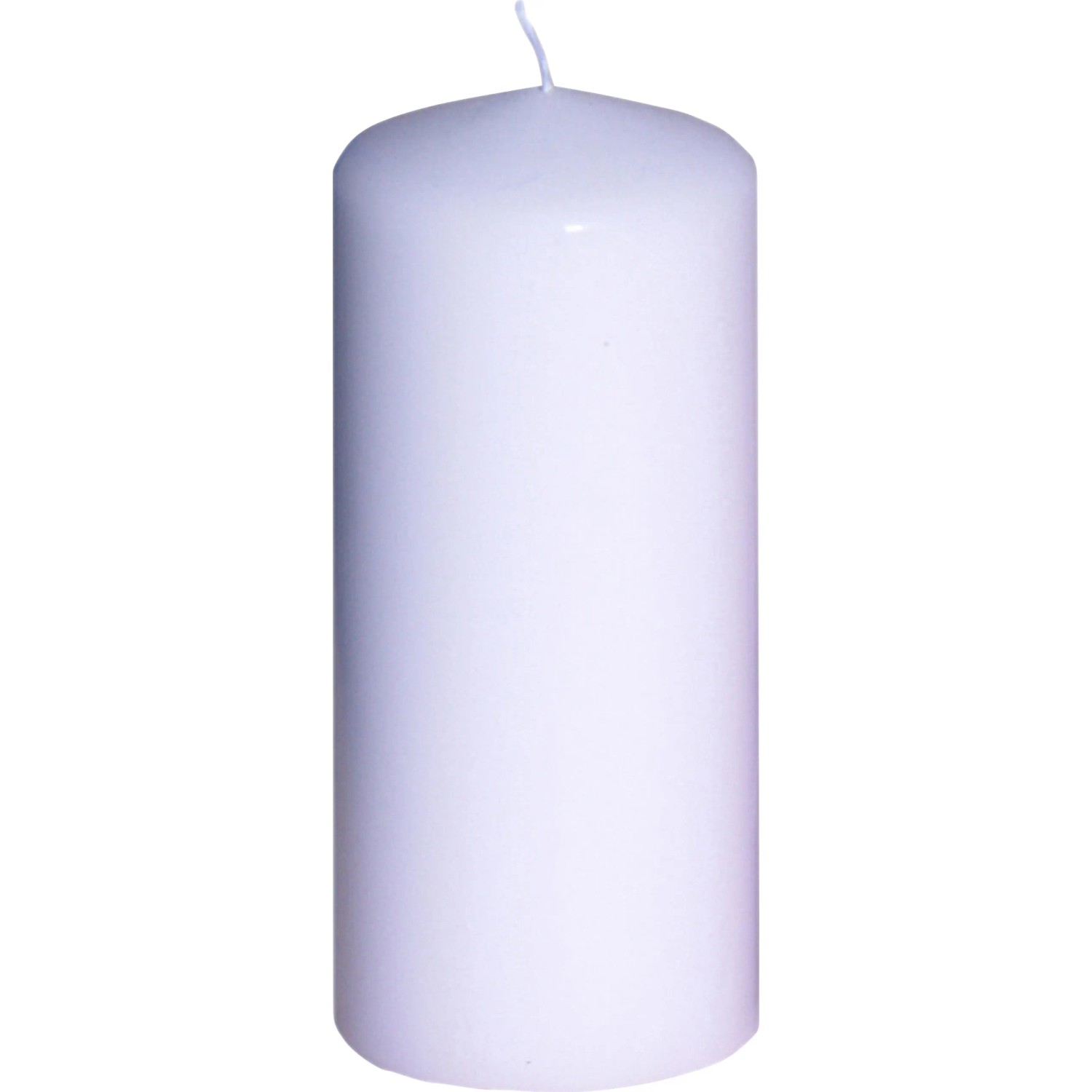 Stumpenkerze 130 mm x Ø 57 mm Weiß