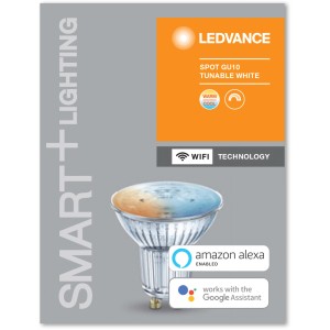 Ledvance Smart+ WiFi LED-Reflektorlampe PAR16 GU10, dimmbar und tunable white.