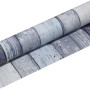 Vliestapete Surfing & Sailing mit blauem Holz-Design (FSC®) als Rolle.
