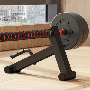SPORTNOW Hantelständer aus Stahl, schwarz, mit Hantel und Gewichten. Ideal für Fitness und Krafttraining.