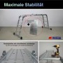PROREGAL MULTISTEP Aluminium Mehrzweckleiter als Arbeitsgerüst mit rutschfesten Gerüstplatten. Vielseitig, stabil.