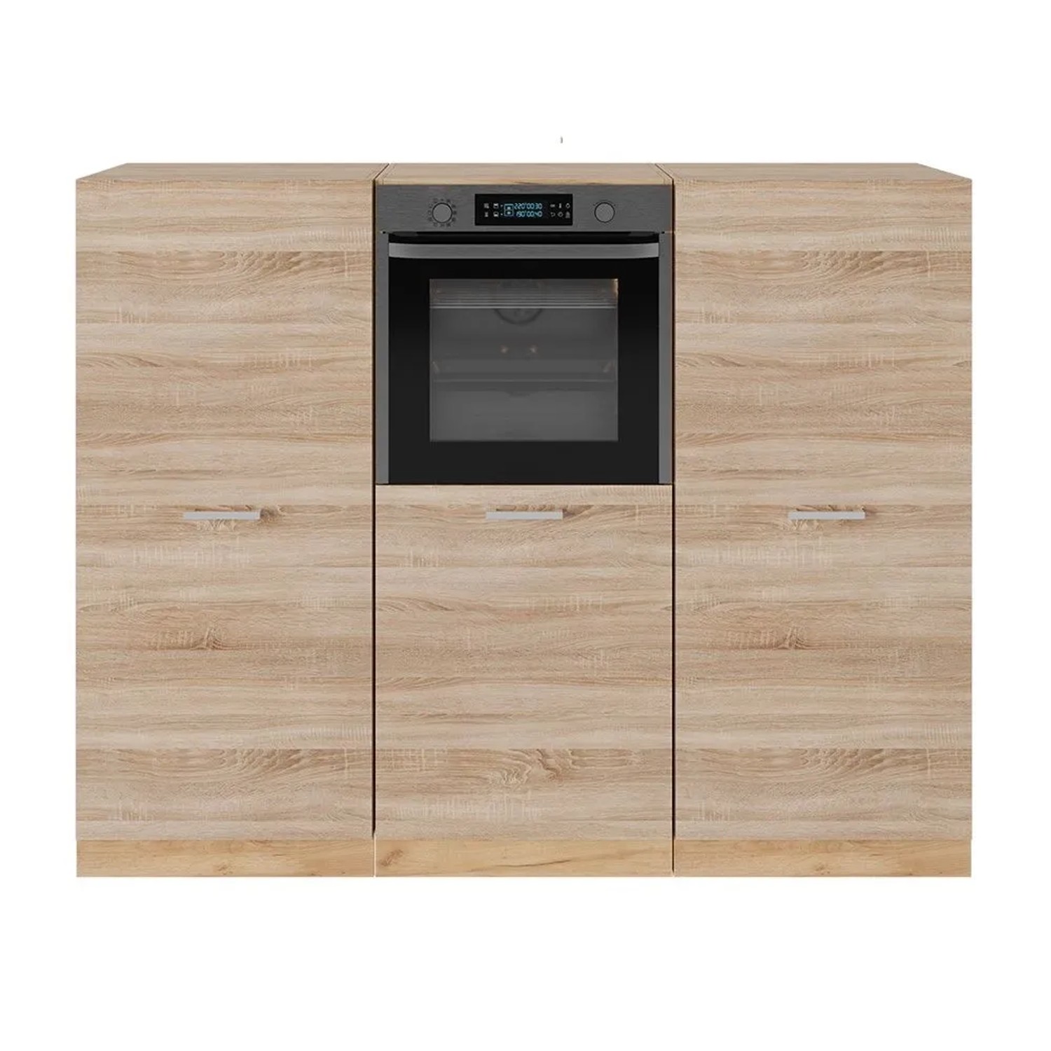 Vicco R-Line Küchenblock Sonoma Goldkraft Eiche 180 cm ohne Arbeitsplatte ohne E-Geräte