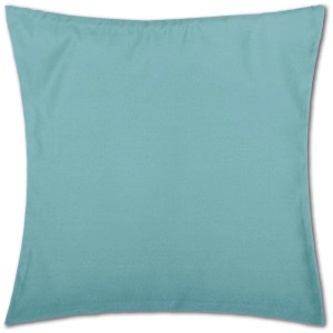 Türkisblaue Kissenhülle Ellen, 50x50 cm, für dekorative Sitzkissen & Gartenstuhlauflagen.