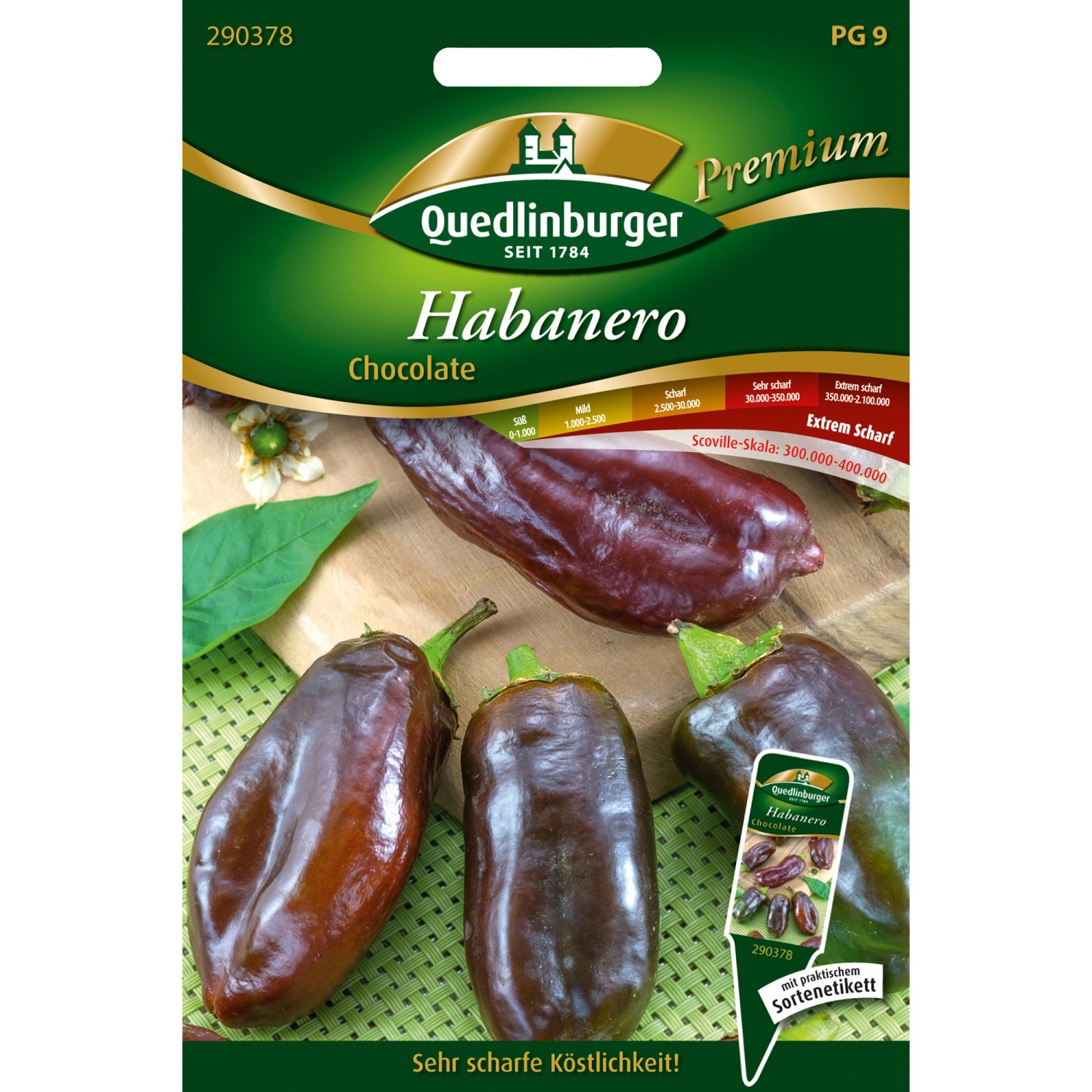 Quedlinburger Habanero-Mexikanischer Chilli Chocolate Loses Saatgut günstig online kaufen