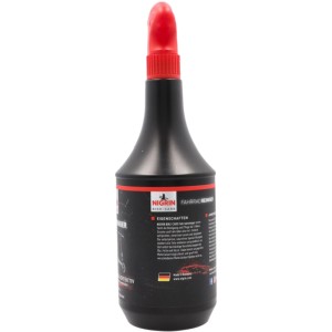 Nigrin Fahrradreiniger 750ml in schwarzer Sprühflasche mit rotem Sprühkopf.