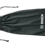 Bosch Easy Pump Akku-Druckluftpumpe in grauer Aufbewahrungstasche mit Kordelzug.