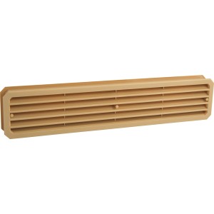 Marley Türgitter Limba, 452x92mm, aus Kunststoff für gute Luftzirkulation.