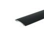 Schwarzes Döllken Übergangsprofil aus Aluminium für Laminat & Parkett, 1000 mm lang.