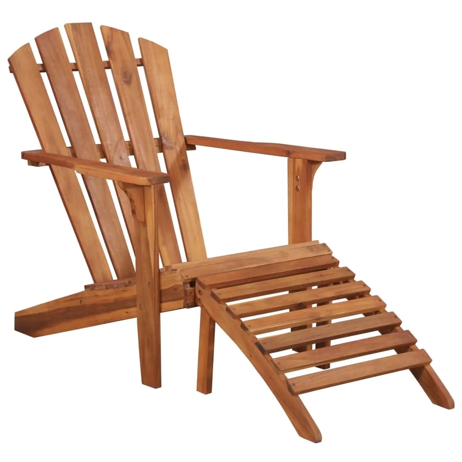 vidaXL Adirondack-Gartensessel mit Fußablage Akazie Massivholz 44117