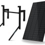 SUNSHARE RAY 200W Solarmodul mit Halterung für Betonbalkon.