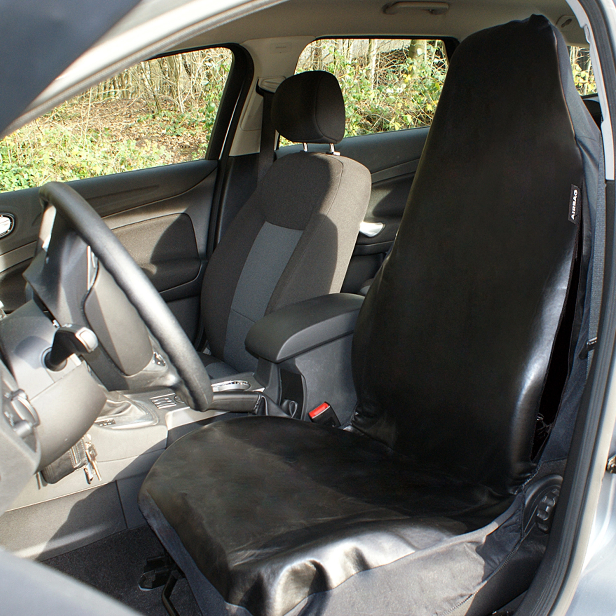 Autositz-Schonbezug aus Kunstleder für Sitze ohne Seitenairbag