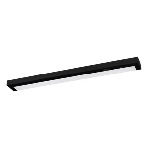 Schwarze Eglo LED-Unterbauleuchte Russcallo, 57 cm, CCT-Funktion, schwenkbar für flexible Beleuchtung.