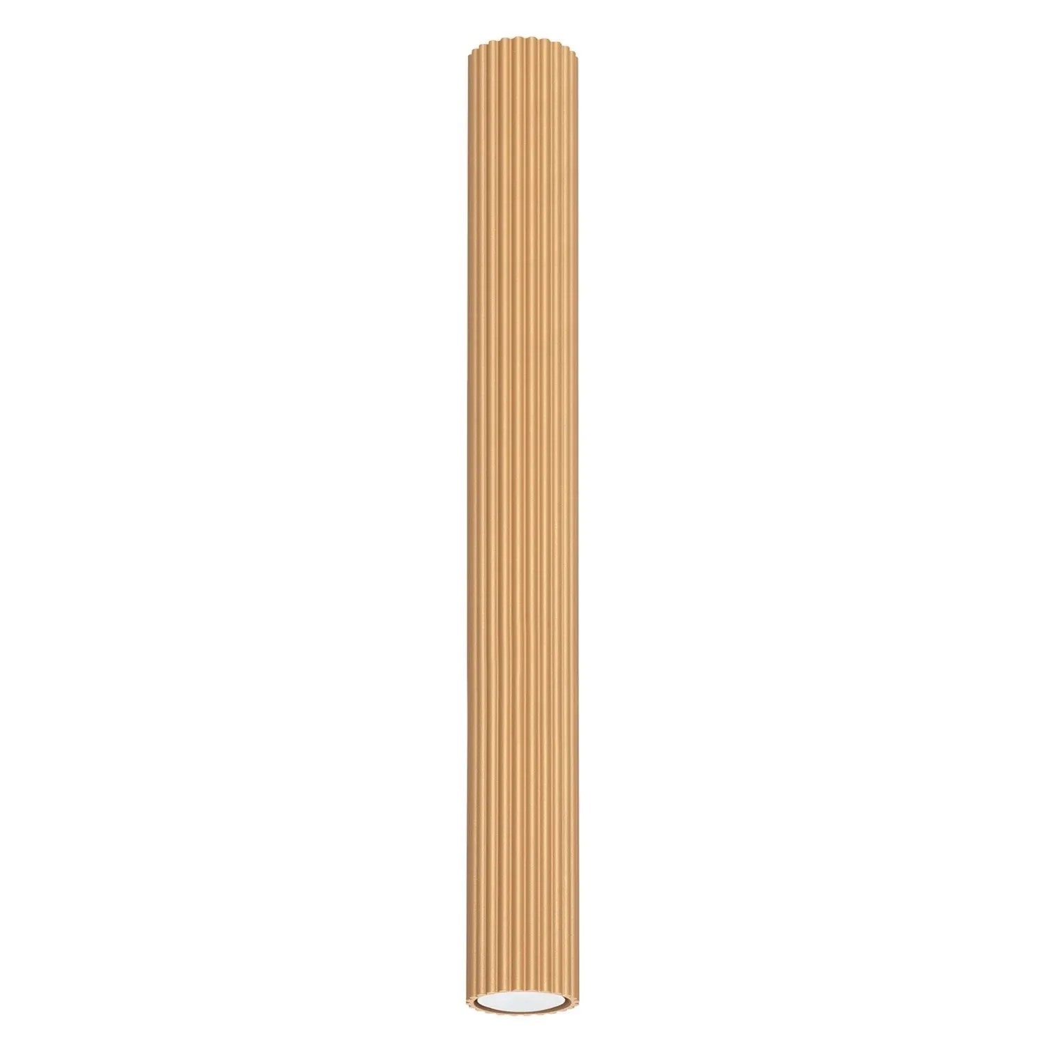Licht-Erlebnisse Aufbauspot GU10 Ø 6,5 CM 60 CM Hoch Aus Aluminium In Gold Aufputz