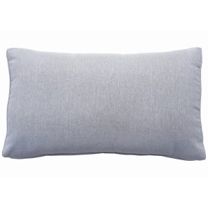 Graues Rückenkissen für Olea Loungegruppe, 62x37x18 cm, aus Polyester.