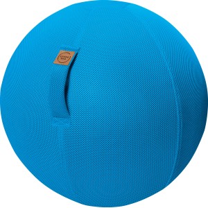 Petrolfarbener Sitting Ball Hocker Mesh 150 l mit Tragegriff. Bequemer Sitzsack für Wohnraum.