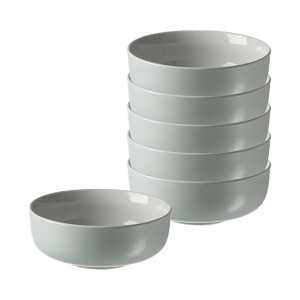 Ritzenhoff & Breker Jasper Müslischalen 6er Set in Mint, Steinzeug Geschirr.