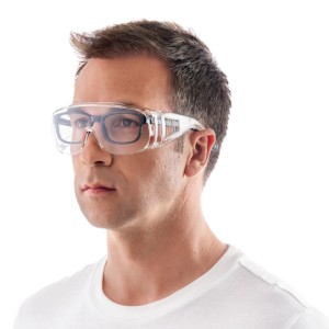 3M Visitor Überbrille: Transparente Schutzbrille, die über normale Brillen passt. Augenschutz für Besucher.