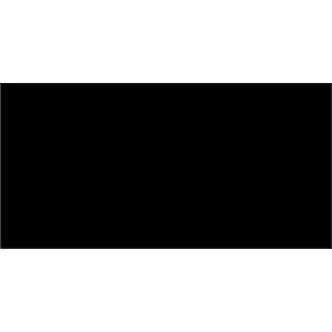 Schwarze, glänzende Wandfliese Trend Steingut, 7,5x15 cm, für Innenräume.