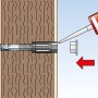 Fischer Thermax 10/140 Dübel zur wärmebrückenfreien Befestigung in gedämmter Fassade.