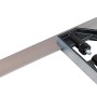Stanley Kombinationswinkel 2-46-017 mit Stahlblatt, Wasserwaage und Kunststoffgriff, 300 mm.