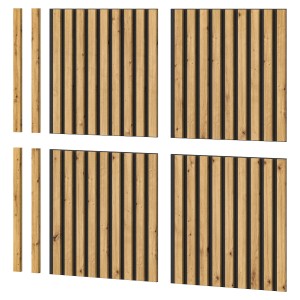 Inn.Furn Akustikpaneel Set 4-teilig Eiche Artisan 40 x 40 cm Easy