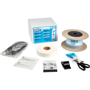 PCI Pecitape Wannendichtband 2,6m Set mit Dichtband, Schalldämmstreifen, Ecklösung und Zubehör.