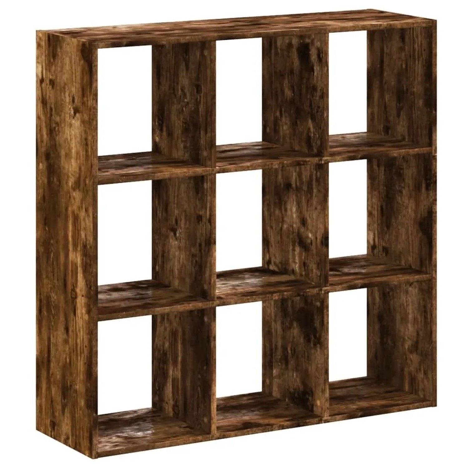 vidaXL Bücherregal Räuchereiche 102x32x102 cm Holzwerkstoff 852820