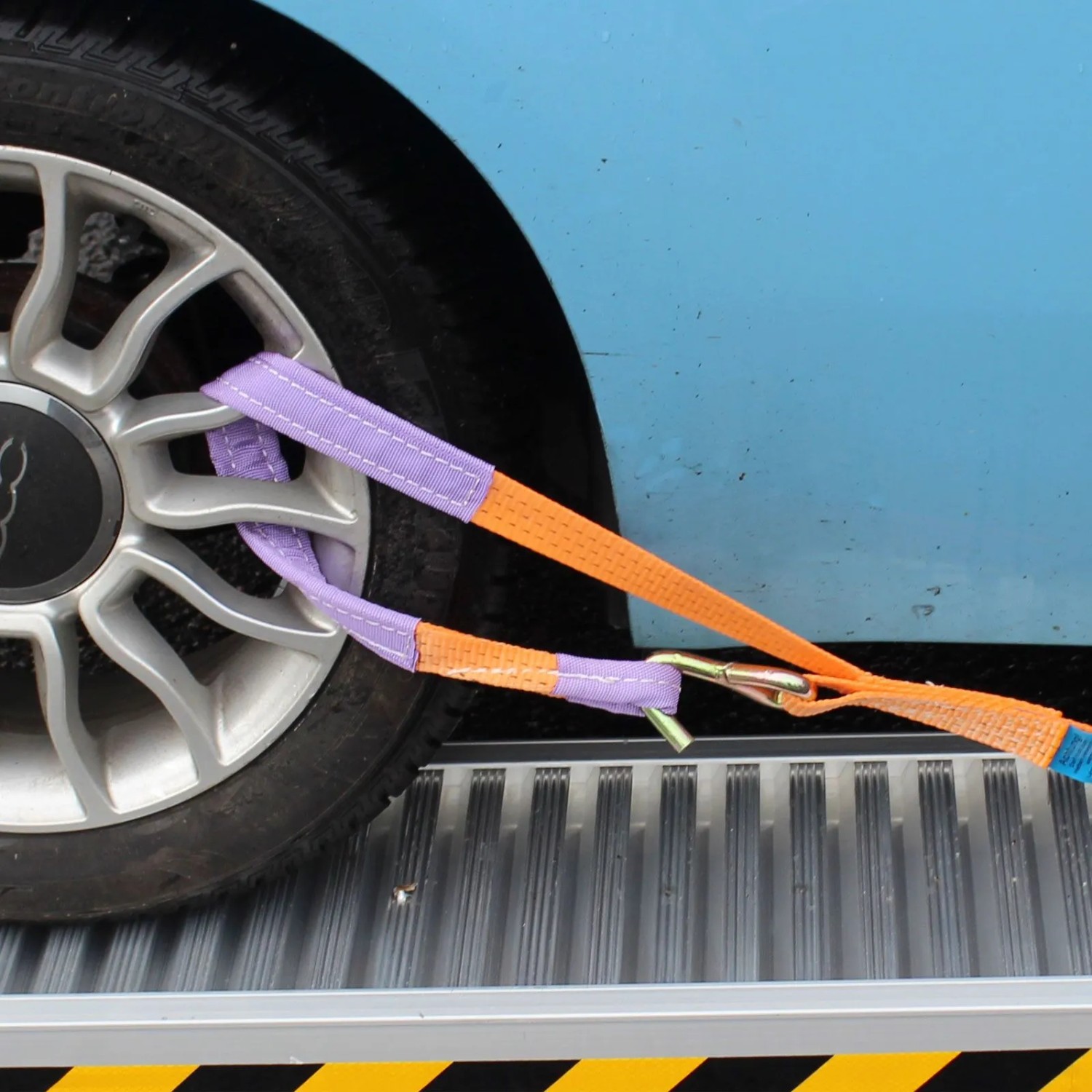 TRUTZHOLM 4x Spanngurte Autotransport Anhänger Verzurrsystem 2t  2000 kg Orange