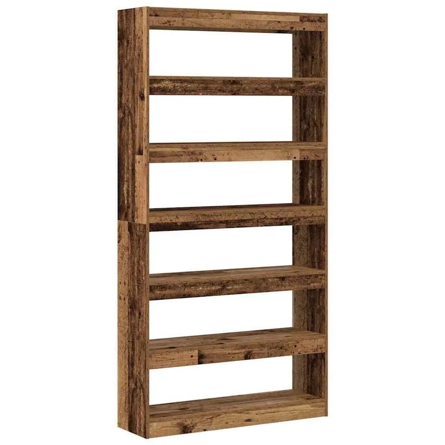 vidaXL Bücherregal Abfallholz 100 x 30 x 198 cm Holzwerkstoff 3333930