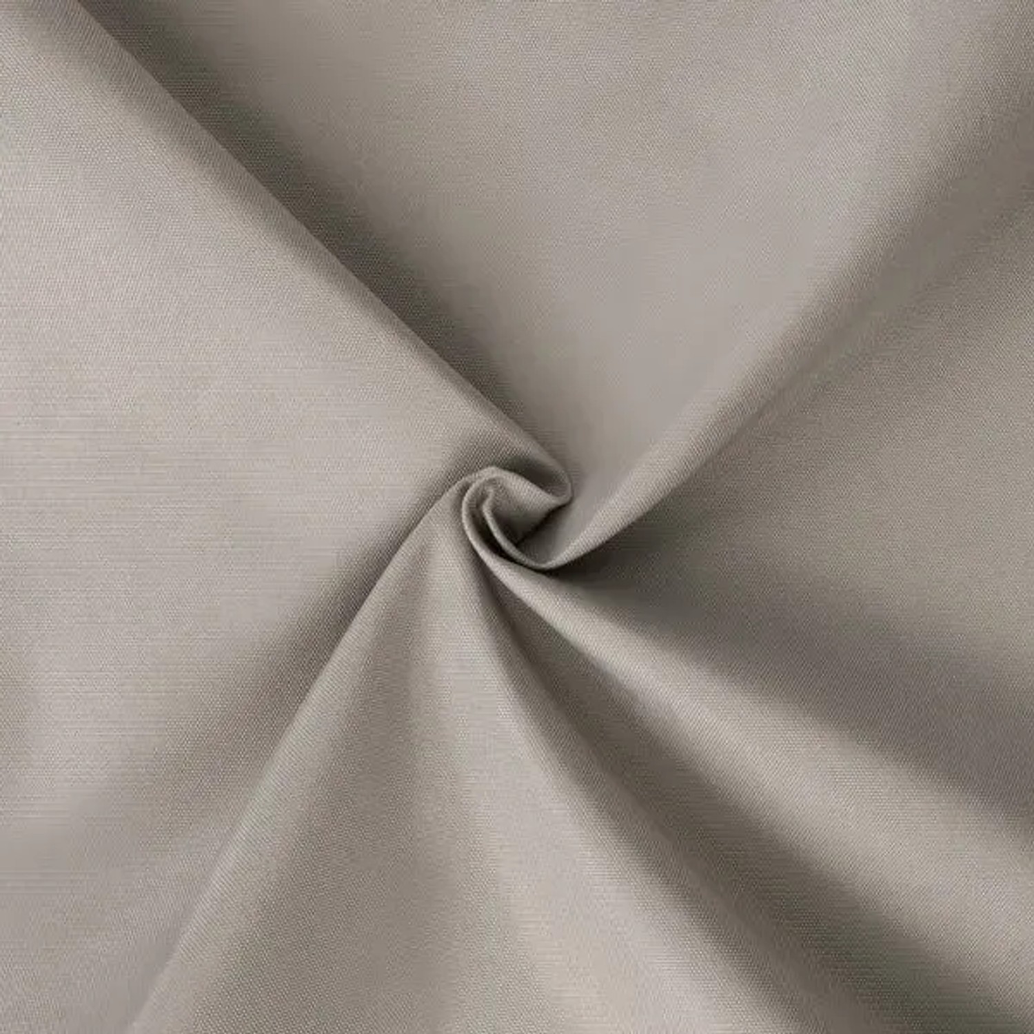 Detailaufnahme: Graues, wasserabweisendes Sonnensegel aus Polyester, ideal für Garten, Terrasse und Balkon.