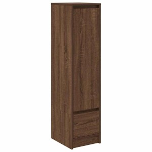 vidaXL Highboard Braun Eichen-Optik 29,5x34x119,5 cm Holzwerkstoff 861658