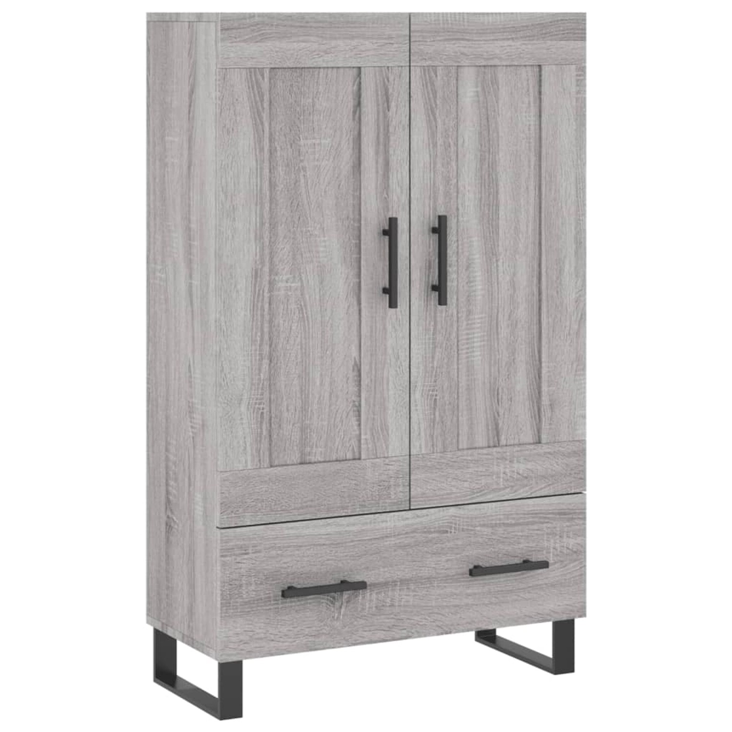 vidaXL Highboard Grau Sonoma 69,5x31x115 cm Holzwerkstoff 830354 günstig online kaufen