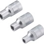 LUX Steckschlüssel Satz, 3-teilig, Größen 5, 6, 7 mm, für Schrauben und Muttern.
