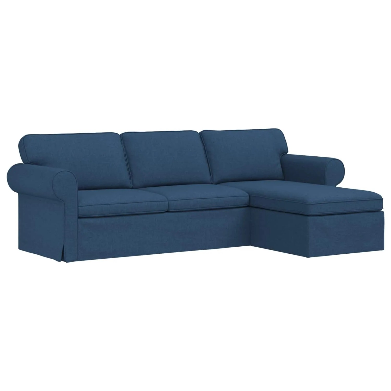 vidaXL Sofa Blau 215 x 138 x 80 cm Stoff 42024347