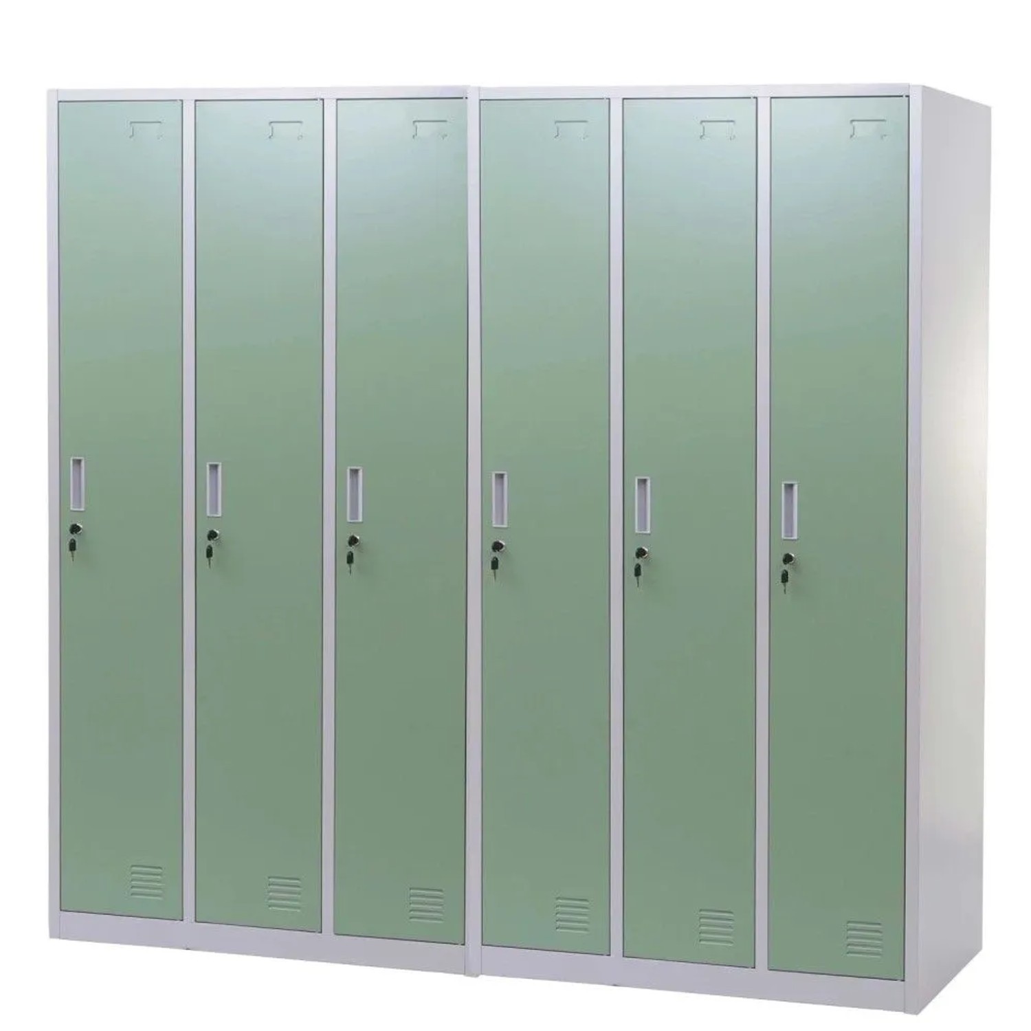 MCW Schließfach Boston T829 Grün 6 Fächer