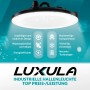 LUXULA LED Hallenstrahler 150W, neutralweiß, UFO Design. Kompakte HighBay Hallenleuchte, IP65.