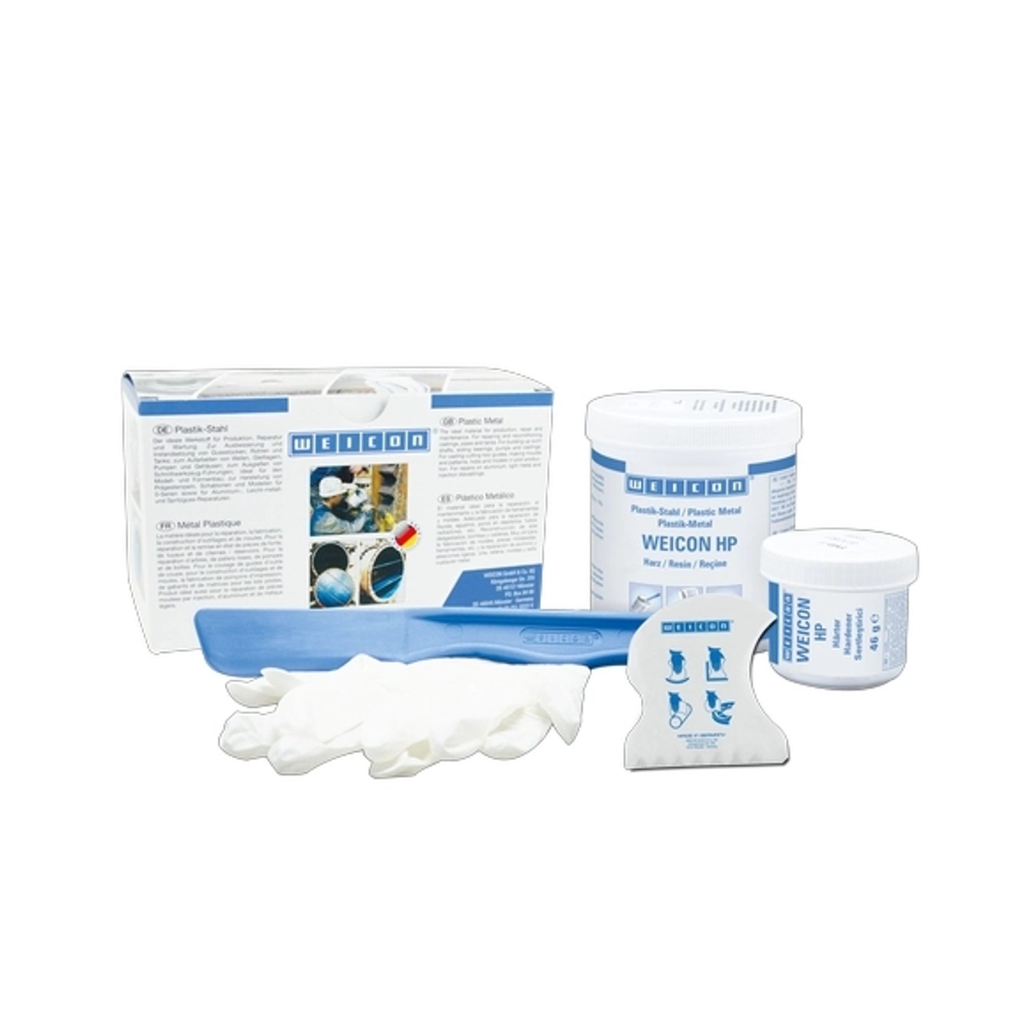 WEICON Plastik-Stahl HP 0,5 kg