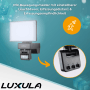 LUXULA LED Strahler mit Bewegungsmelder, 20W, neutralweiß, IP54 Wandleuchte für Außen.