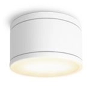 Weißer, dimmbarer LED Aufbauspot CELI-WX IP44 mit GX53 6W für Bad & Außenbereich.