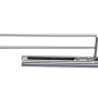 Ausziehbarer, 2-armiger Handtuchhalter mit Kugellager in Chrom-Optik.