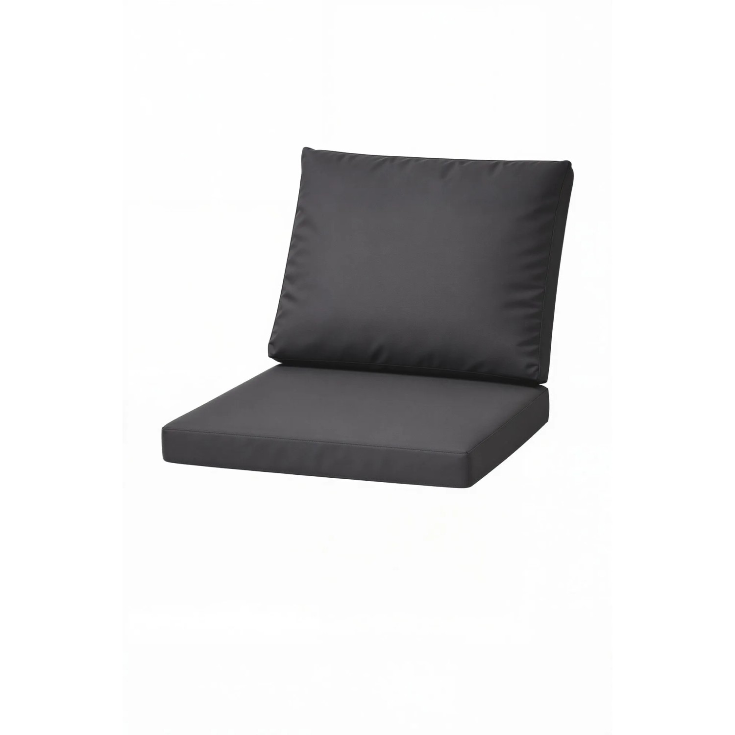 Setgarden Mix 4er Set Sitzkissen Für Polyrattan Sessel 50x52x7 Sitz + 50x56 cm Rückenlehne 1tlg Anthrazit