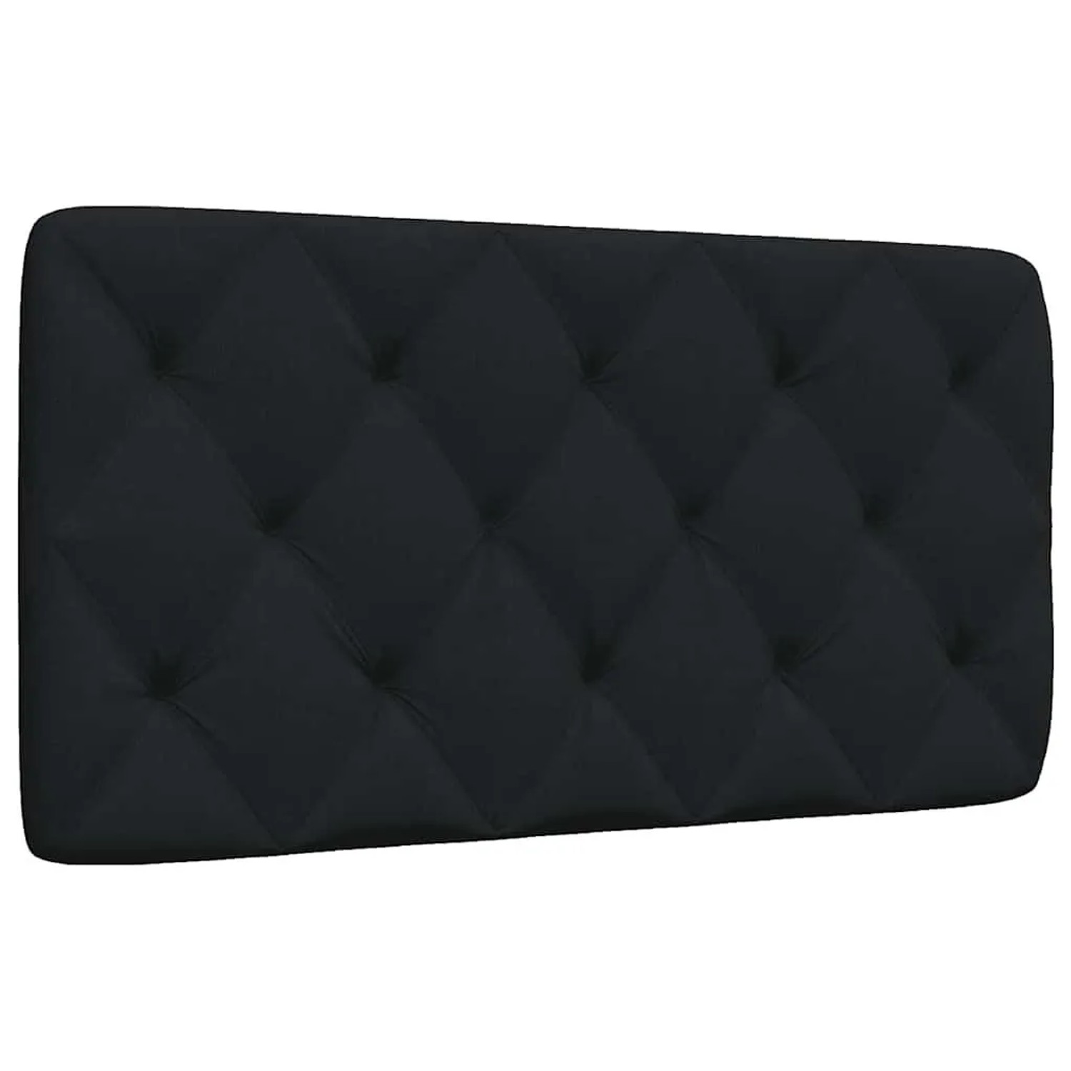 vidaXL Kopfteil-Kissen Schwarz 100 cm Stoff 4019207