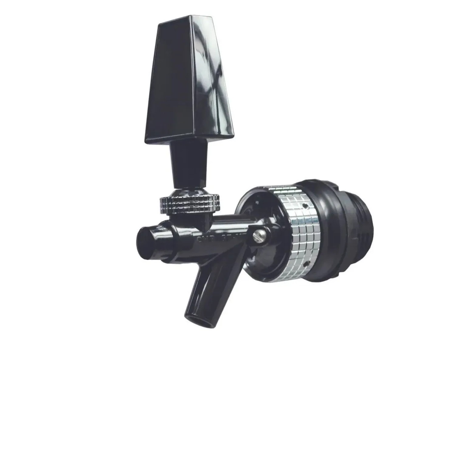Ich-Zapfe Kompensatorhahn Afg Cmb Schwarz/chrom Kunststoff 36 mm