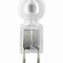 Osram Niedervolt-Halogenlampe GY6.35, 25W, warmweiß, klare Glasbirne.