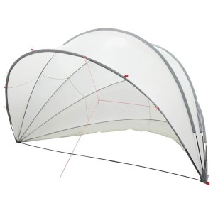 vidaXL Pool-Dome Grau und Orange 546 x 516 x 250 cm 42001128