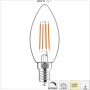 E14 LED Leuchtmittel in Kerzenform, 4,5W, dimmbar, warmweißes Licht.