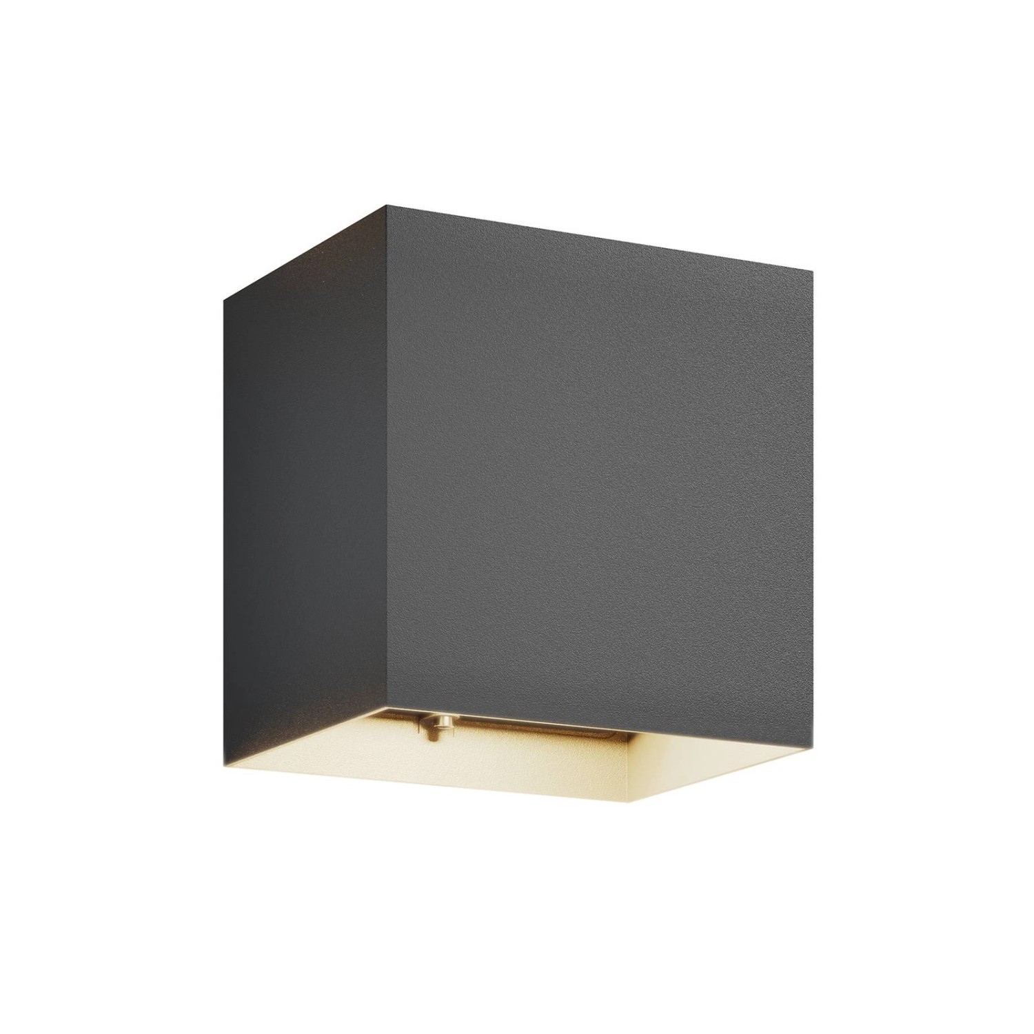 Lucande LED Wandleuchte Außen Evie 9969034 Spritzwassergeschützt Modern in Alu aus Aluminium 2-flammig