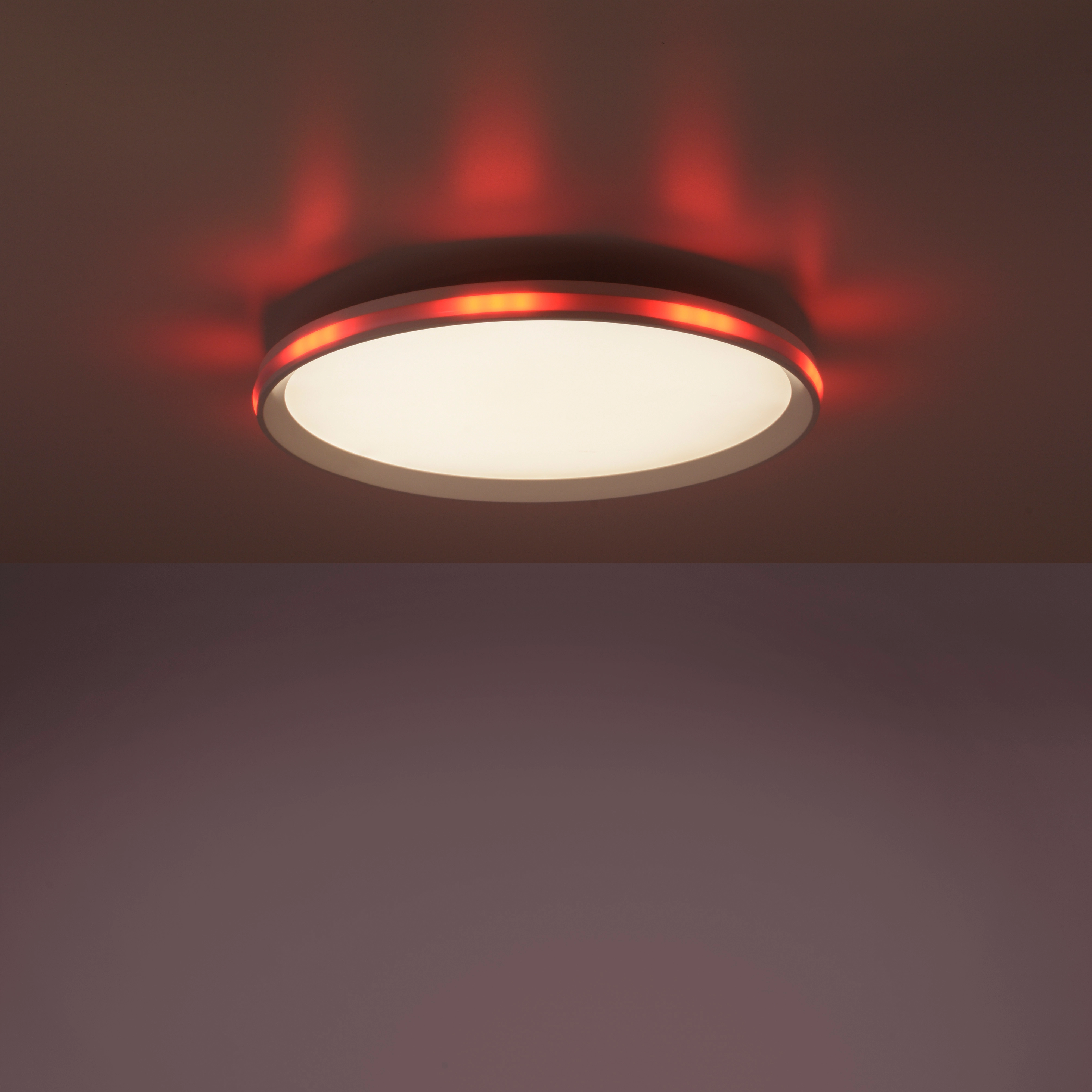 Just Light. LED-Deckenleuchte Galactica Weiß CCT/ RGB