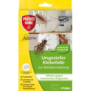 Protect Home Ungeziefer Klebefalle, 4er-Pack zur Schädlingsbekämpfung im Haus.